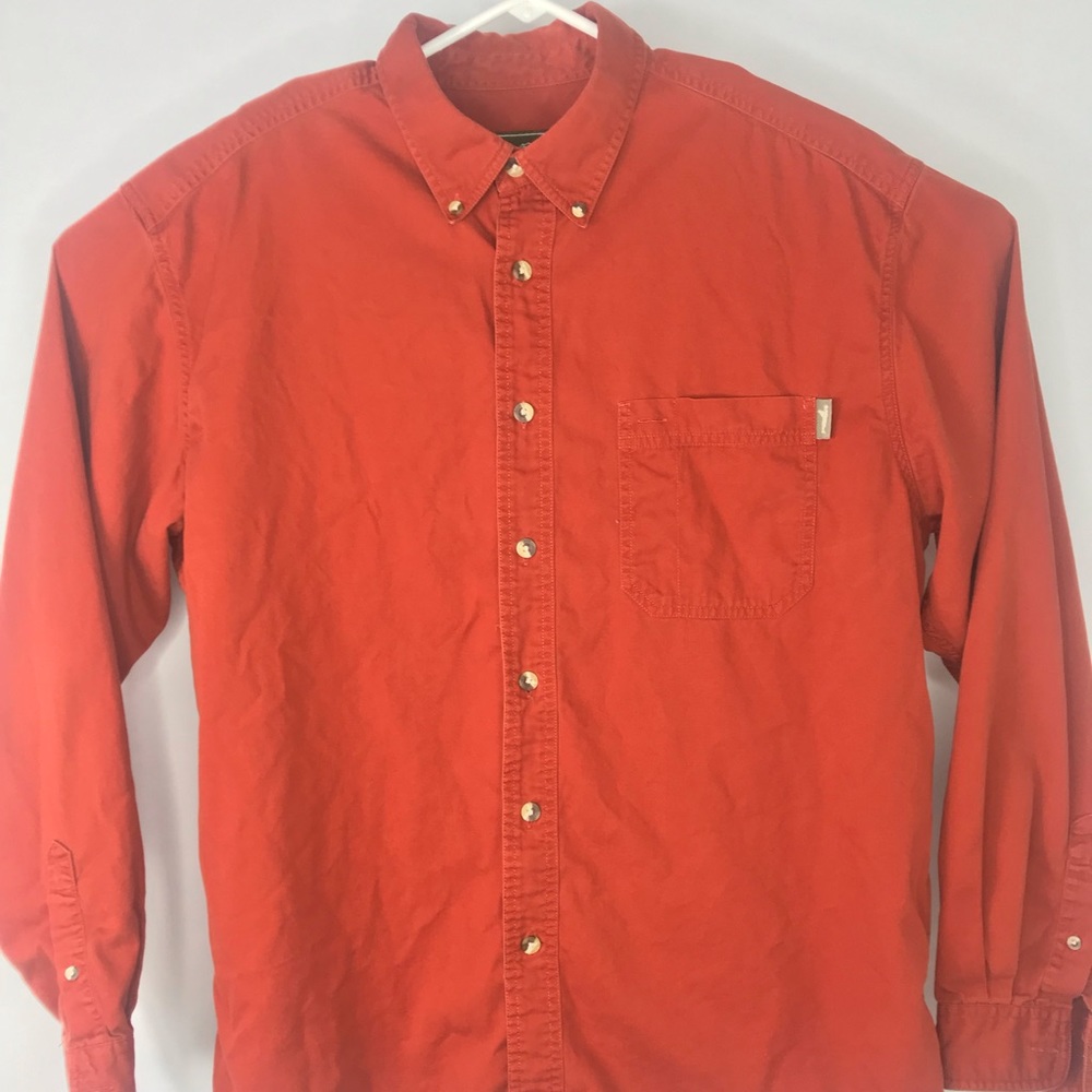 Eddie Bauer Dress Shirt Men’s Large Red